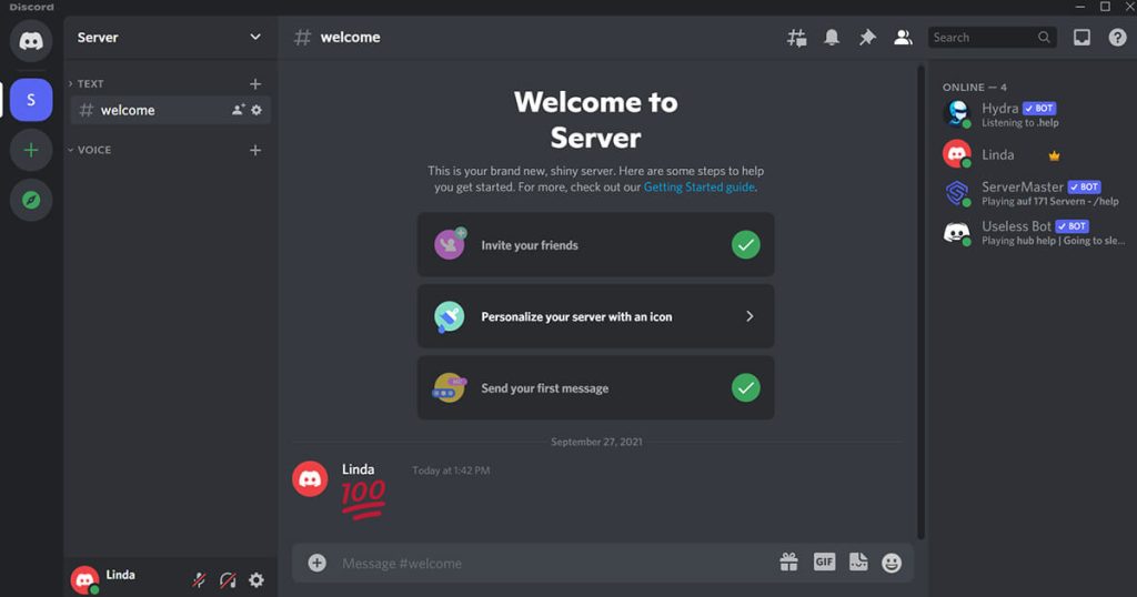 How to share screen on Discord server