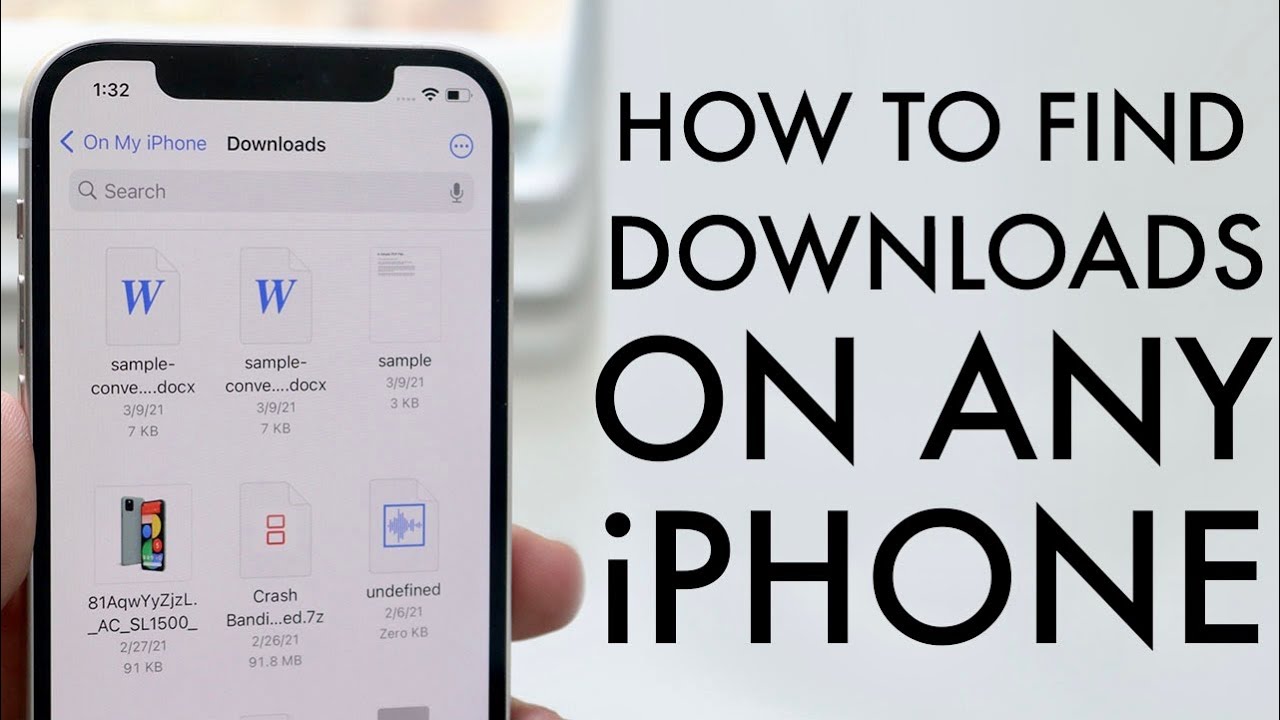 where do downloads go on iphone