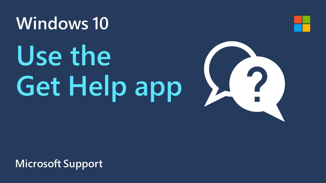 How to get help from windows