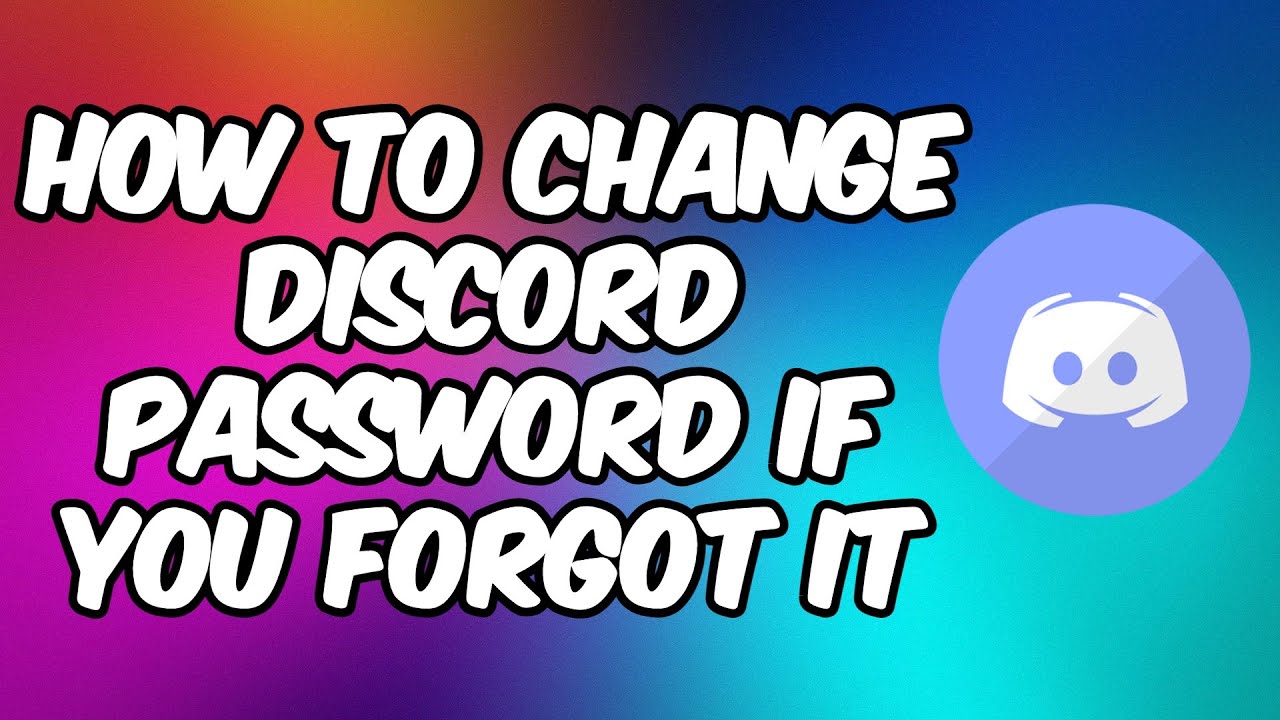 Discord password reset