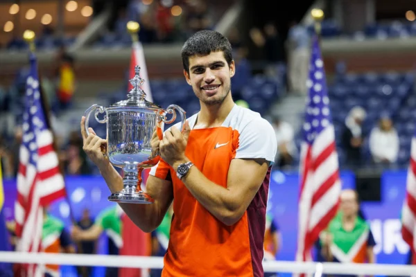 US Open Alcaraz vs Darderi straight sets win reaction fourth round