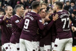 Scottish Premiership halftime scores – Hearts, St Mirren & Kilmarnock lead; Hibs hold Celtic