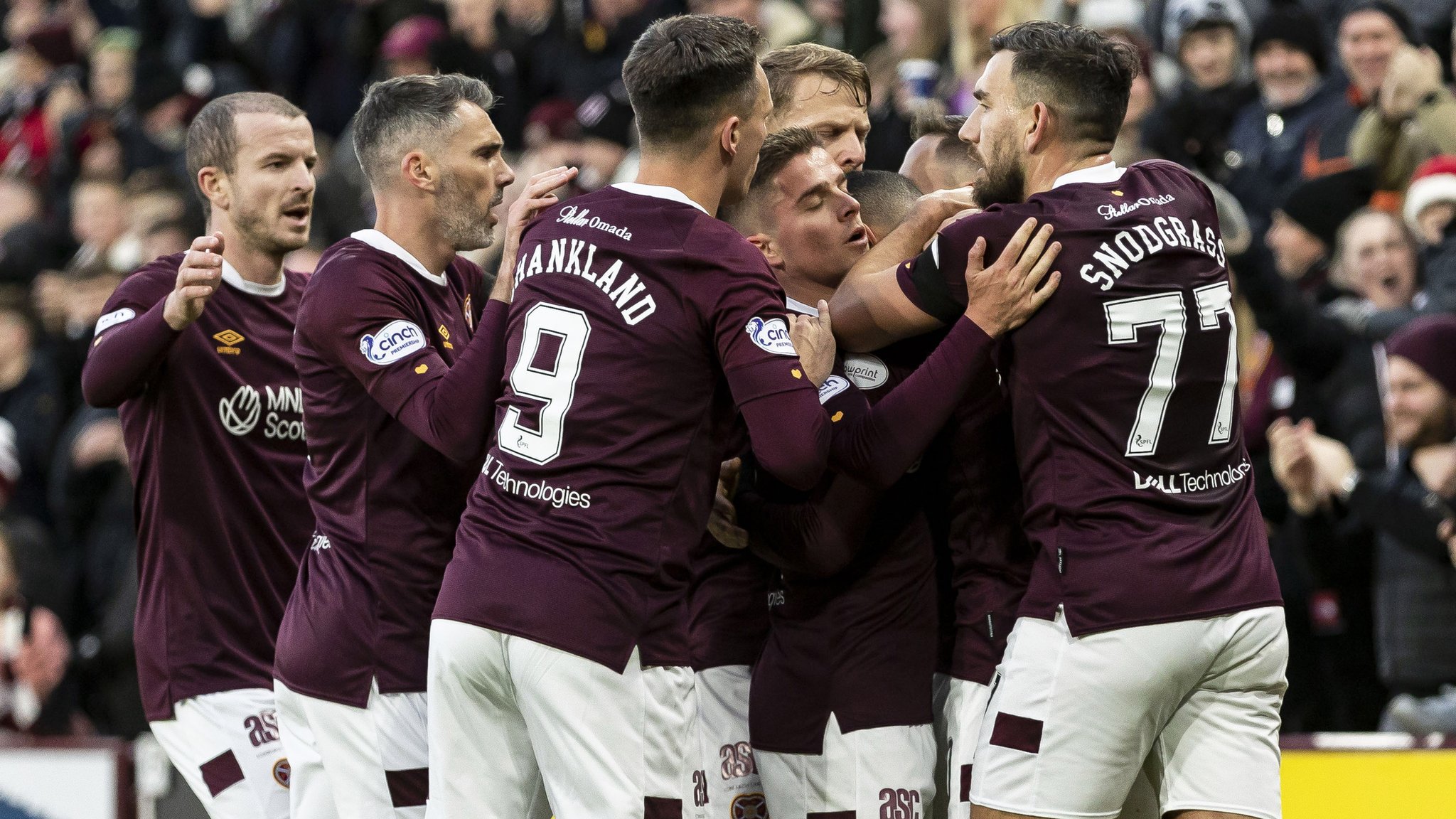Scottish Premiership halftime scores – Hearts, St Mirren & Kilmarnock lead; Hibs hold Celtic