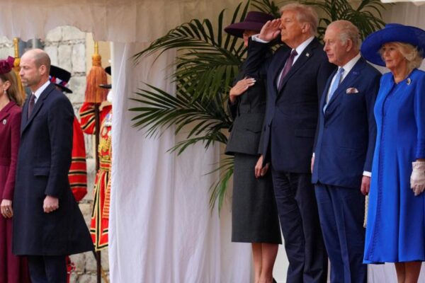 Donald Trump Windsor Castle visit King Charles royals