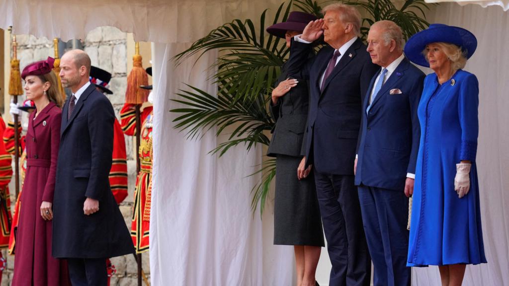 Donald Trump Windsor Castle visit King Charles royals