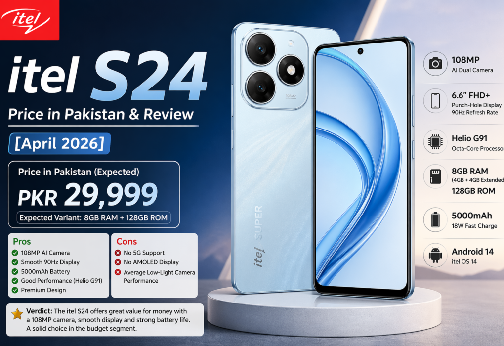 Itel S24 Price in Pakistan & Review [April 2026]