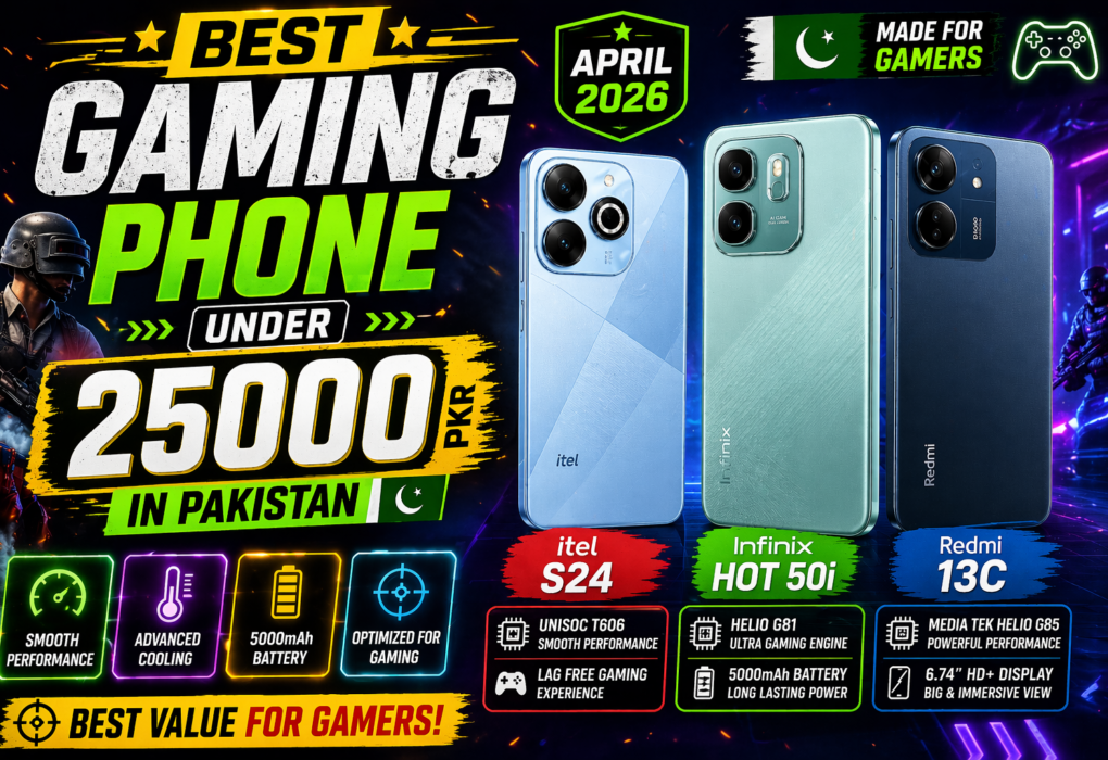 Best Gaming Phone Under 25000 in Pakistan [April 2026]