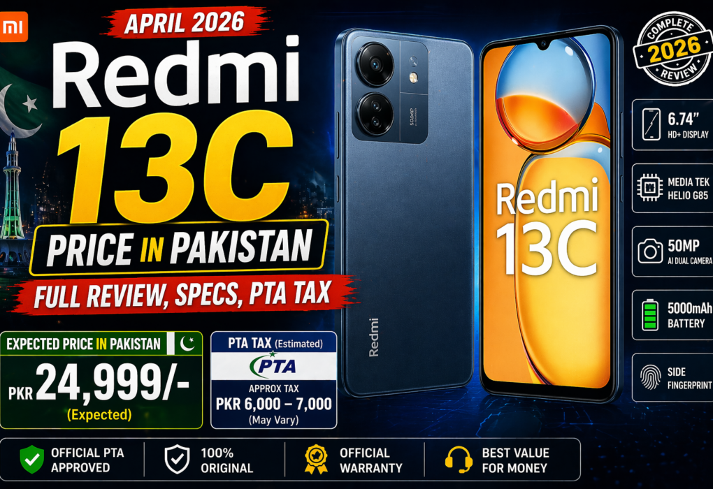 Redmi 13C Price in Pakistan April 2026 - Full Review, Specs, PTA Tax