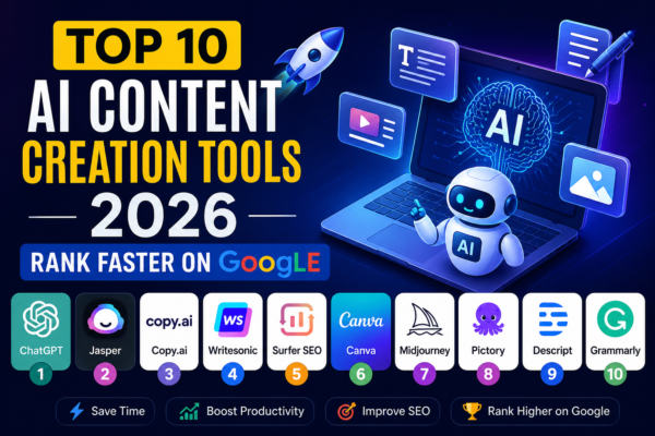 AI Content Creation Tools 2026 comparison chart