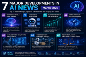 7 Major Developments in ai news March 2026