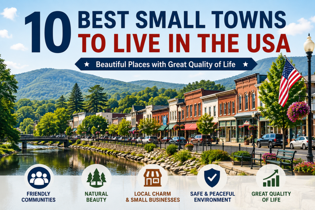 10 Best Small Towns to Live in USA