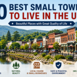 10 Best Small Towns To Live in the USA: Beautiful Places with Great Quality of Life